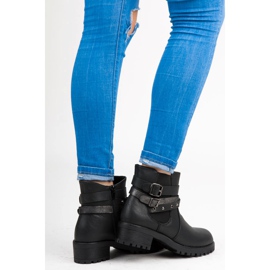 Erynn Botines Chelsea Con Hebillas negro 1 Erynn Botines Chelsea Con Hebillas negro 1