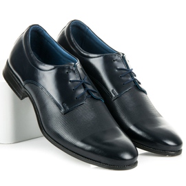 Lucca Zapatos formales azul marino 1