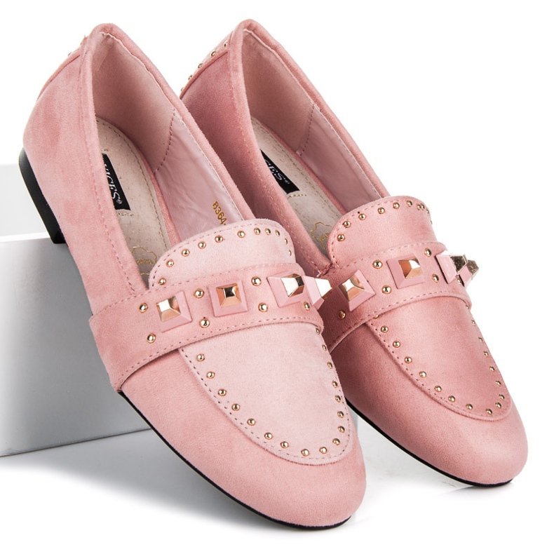 Vices Mocasines de ante rosado 1 Vices Mocasines de ante rosado 1