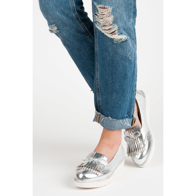 Mocasines en la plataforma VICES gris 2