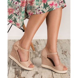 Renda Sandalias beige 2