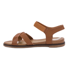 SHELOVET Sandalias sin cordones marrón 1