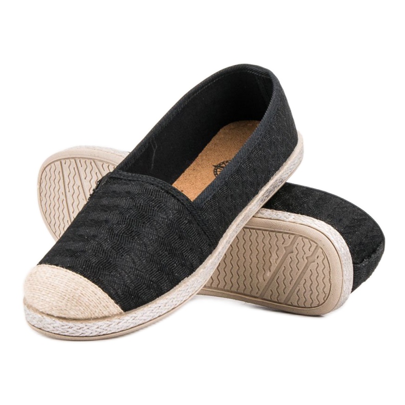 SHELOVET Slipons ligeros negro 2