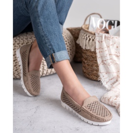 Vinceza Mocasines beige 3