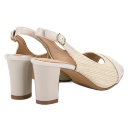 Evento Sandalias beige elegantes 2