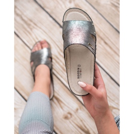 Goodin Chanclas cómodas gris 2