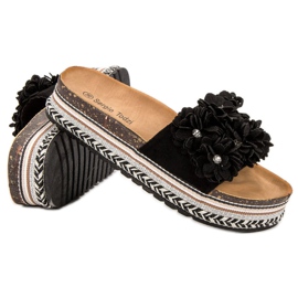 Sergio Todzi Zapatillas Con Flores negro 7