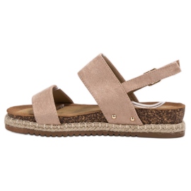 Bestelle Sandalias con purpurina rosado 3