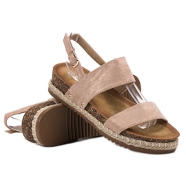 Bestelle Sandalias con purpurina rosado 4