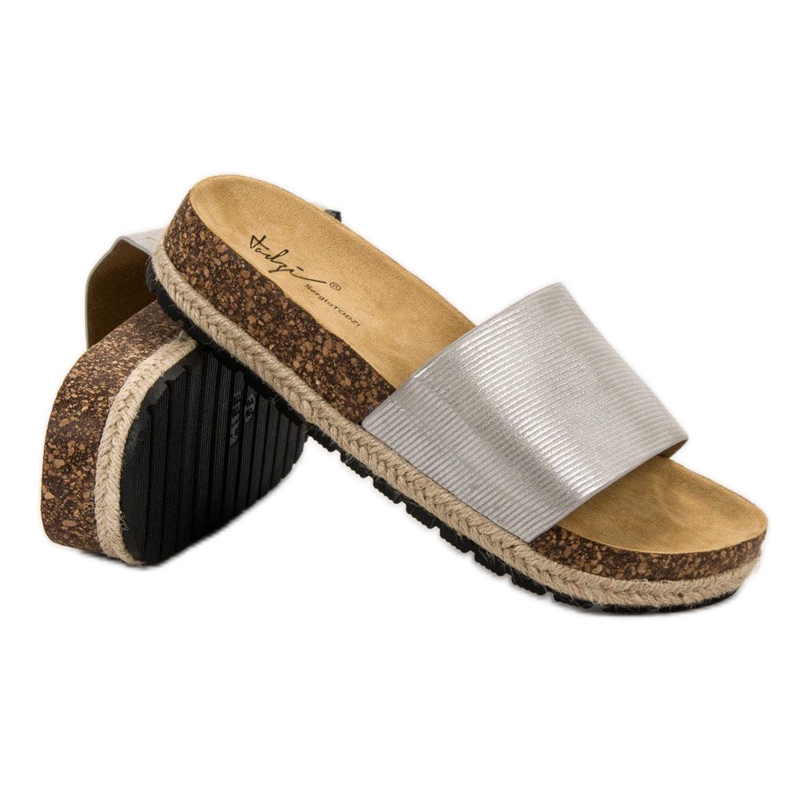 Sergio Todzi Pantuflas cómodas para mujer gris 1 Sergio Todzi Pantuflas cómodas para mujer gris 1