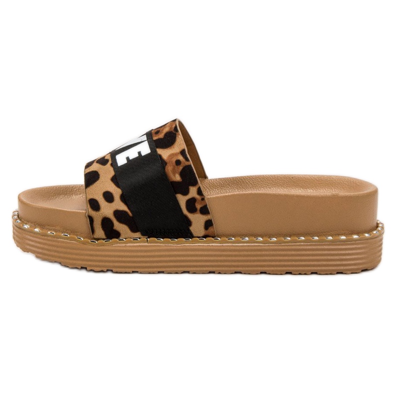 Erynn Zapatillas de gamuza Love marrón 2