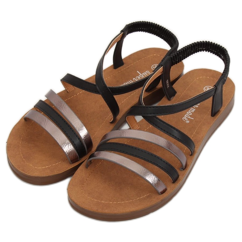 Sandalias de mujer negras 2220 Black negro 1