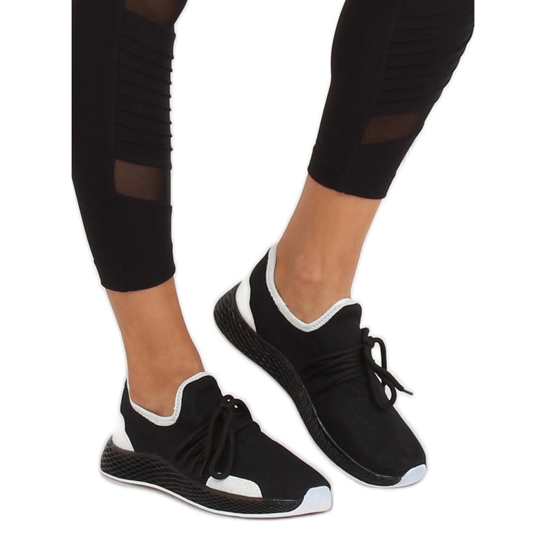 Zapatilla deportiva negra B-6851 Negra negro 2