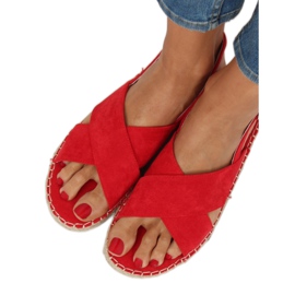 Sandalias alpargatas rojas YJ-2M12 Rojo 3