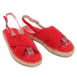 Sandalias alpargatas rojas YJ-2M12 Rojo 2