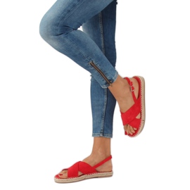 Sandalias alpargatas rojas YJ-2M12 Rojo 1 Sandalias alpargatas rojas YJ-2M12 Rojo 1