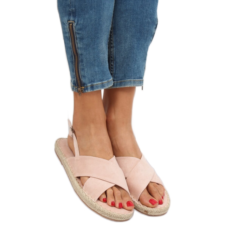 Sandalias alpargatas beige YJ-2M12 Nude 1