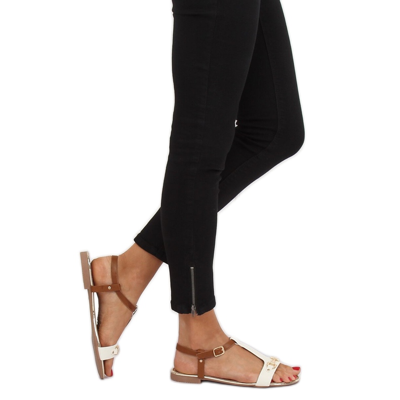 Sandalias blancas para mujer 127-97 Blanco 1