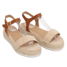 Sandalias alpargatas beige Y-8224 Beige 2