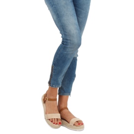 Sandalias alpargatas beige Y-8224 Beige 3