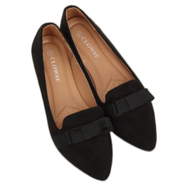 Bailarinas de mujer negras 8F59 Black negro 1