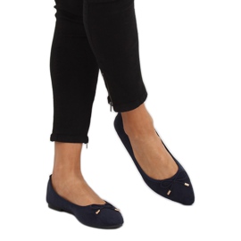 Bailarinas con puntera almendra azul marino 8F58 DK.BLUE 4