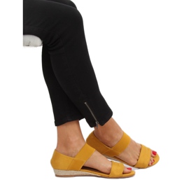 Sandalias alpargatas amarillas 9R71 Amarillo 2