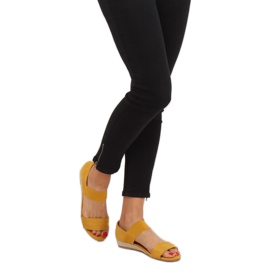 Sandalias alpargatas amarillas 9R71 Amarillo 1