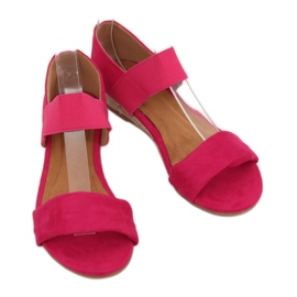 Sandalias alpargatas fucsia 9R71 Rose rosado 3
