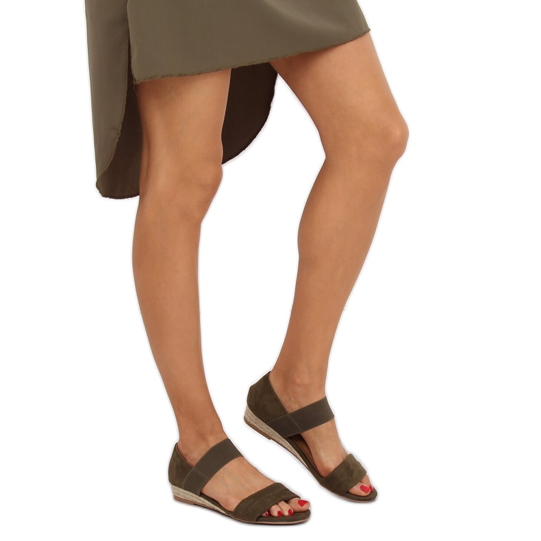 Sandalias alpargatas verdes 9R71 Verde multicolor 1