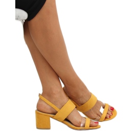 Sandalias de tacón amarillo 660-1 / SA-2 Yellow 2