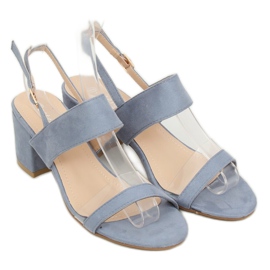 Sandalias de tacón azul 660-1 / SA-2 Blue 3