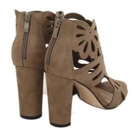 Bota calada verde AT-0657-L Verde multicolor 4