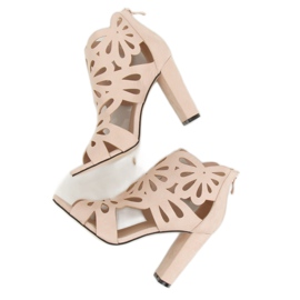 Bota calada beige AT-0657-L Nude 4