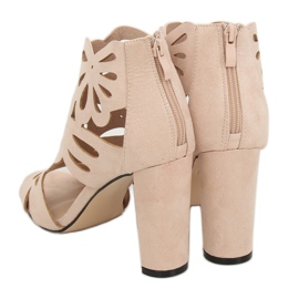 Bota calada beige AT-0657-L Nude 3