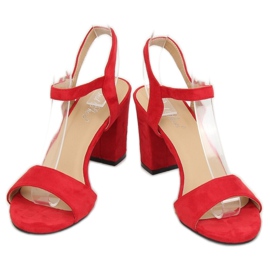 Sandalias rojas en el poste FH-3M25 Rojo 1