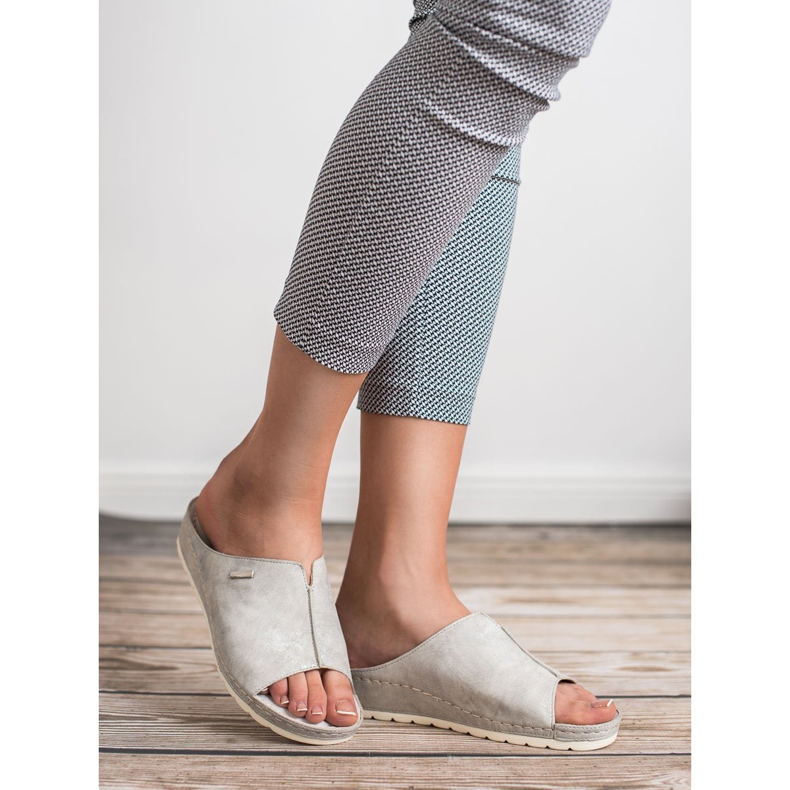 Goodin Zapatillas doradas marrón amarillo 2