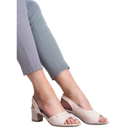 Goodin Sandalias elegantes sin cordones marrón 6