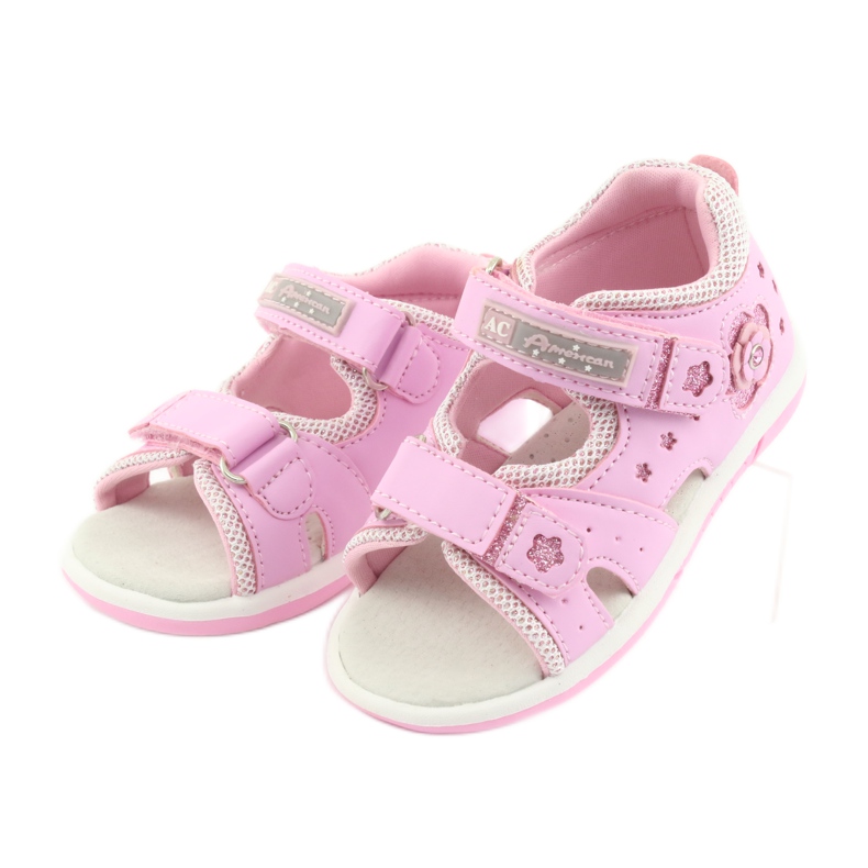 American Club DR20 sandalias rosa para niña 3