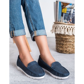 Vinceza Mocasines azul marino 9