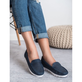 Vinceza Mocasines azul marino 1