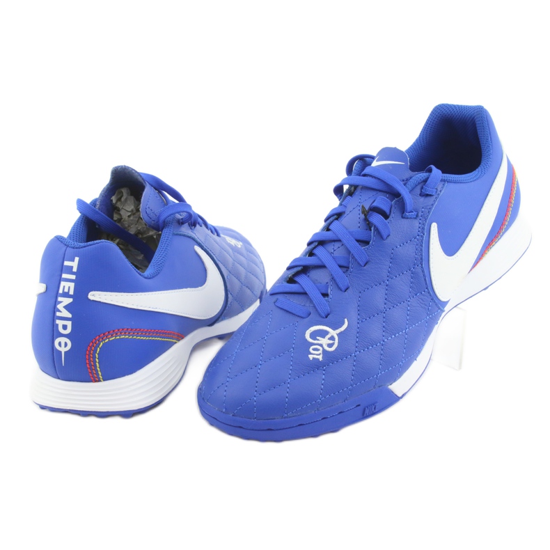 Zapatillas de fútbol Nike Tiempo Legend 7 Academy 10R Tf M AQ2218-410 azul 4