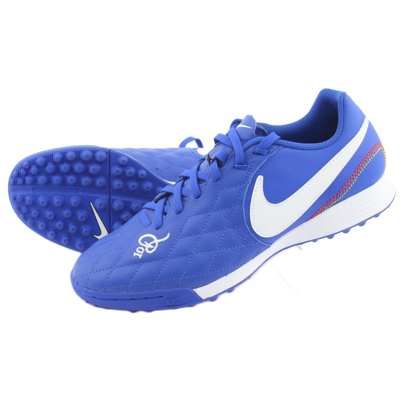 Zapatillas de fútbol Nike Tiempo Legend 7 Academy 10R Tf M AQ2218-410 azul 5