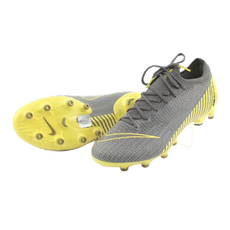 Zapatos de fútbol Nike Mercurial Vapor 12 Elite Ag Pro M AH7379-070 gris 4