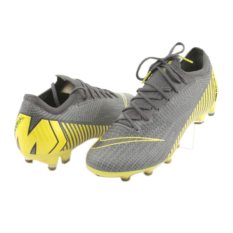 Zapatos de fútbol Nike Mercurial Vapor 12 Elite Ag Pro M AH7379-070 gris 3