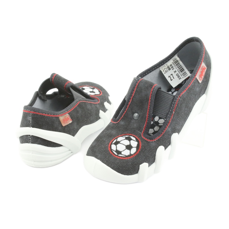 Calzado infantil befado 290X168 rojo gris 3