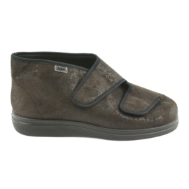 Zapatos de mujer befado pu 986D007 marrón negro 1