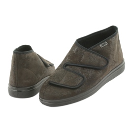 Zapatos de mujer befado pu 986D007 marrón negro 4