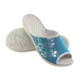 Zapatos de mujer befado pu 254D102 azul 5