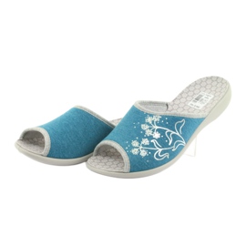 Zapatos de mujer befado pu 254D102 azul 4